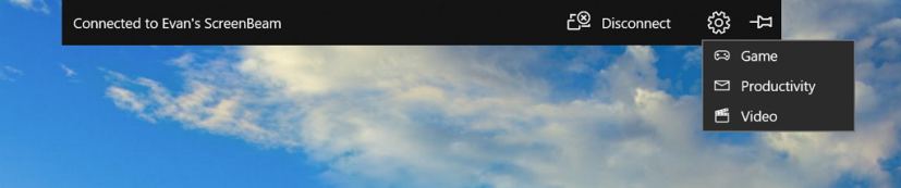 Project banner on Windows 10 build 17682